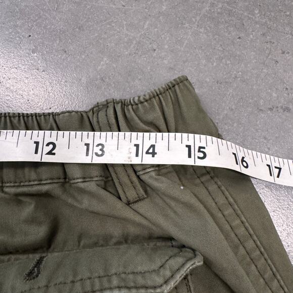 Vintage Y2K Brandon Thorne Green Army Cargo Wide Leg Flare Men's Pants XL - Picture 4 of 6